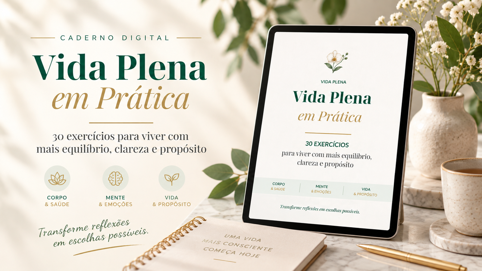 caderno de autocuidado para mulheres